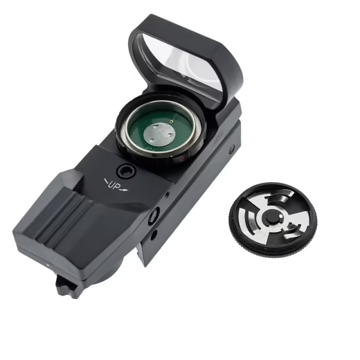 Aim-O | Multi Reticle Red/Green Dot | Black