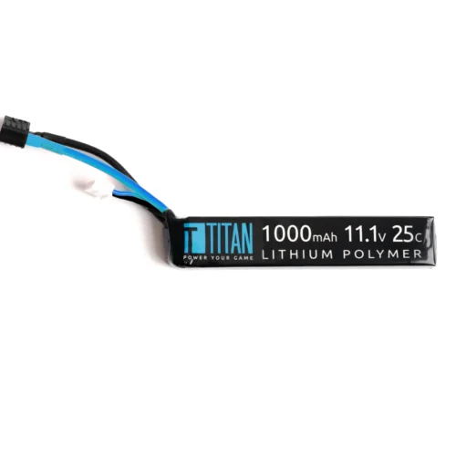 Titan LiPo 1000mAh 11.1v 25C Stick T-Plug (Deans)
