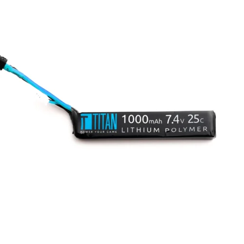 Titan LiPo 1000mAh 7.4v 25C Stick T-Plug (Deans)