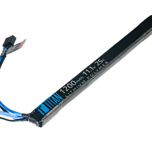 Titan LiPo 1200mAh 11.1v 25C AK Style Stick T-Plug (Deans)