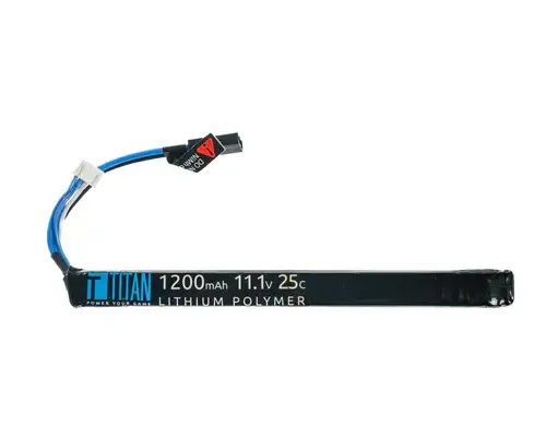 Titan LiPo 1200mAh 11.1v 25C AK Style Stick Tamiya