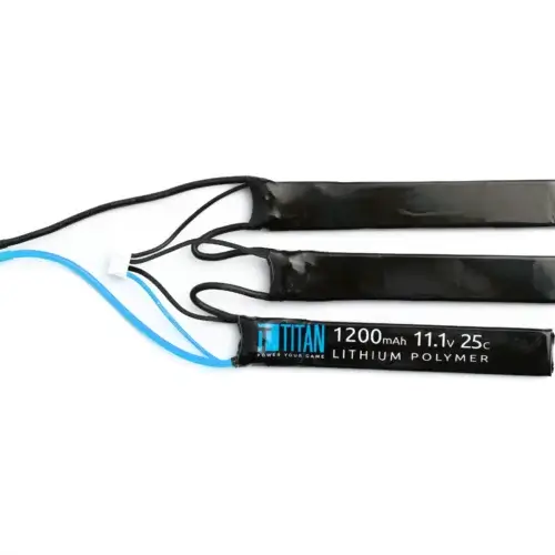 Titan LiPo 1200mAh 11.1v 25C Triple T-Plug (Deans)