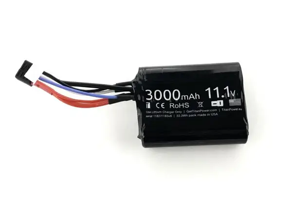 3000mAh 11.1v Brick T-Plug