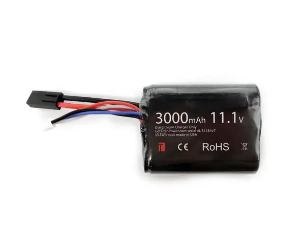 3000mAh 11.1v Brick Tamiya