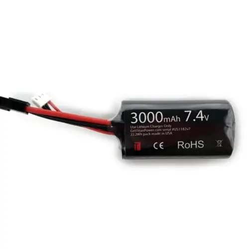 3000mAh 7.4v Brick Tamiya