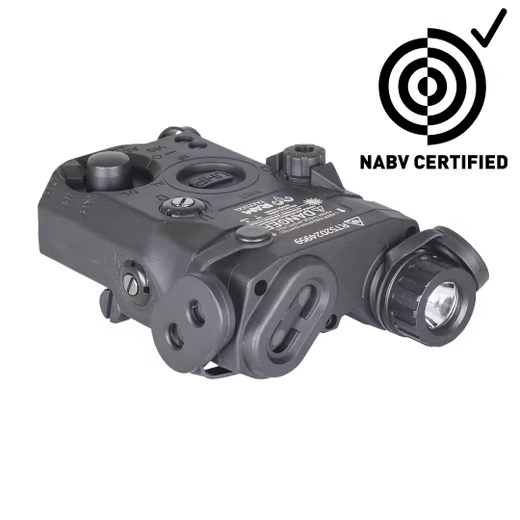 Ram Tactical | NABV Certified PEQ-15UHP Red Laser/Flashlight Combo | Black