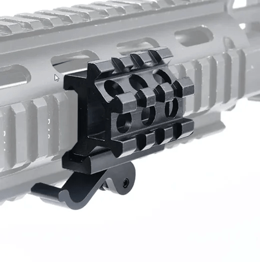 1_inch_rail_mount_riser_with_45_rail_quick_detachable_metal_1 Matel |1 Inch Rail Mount Riser with 45° Rail (Quick Detachable)