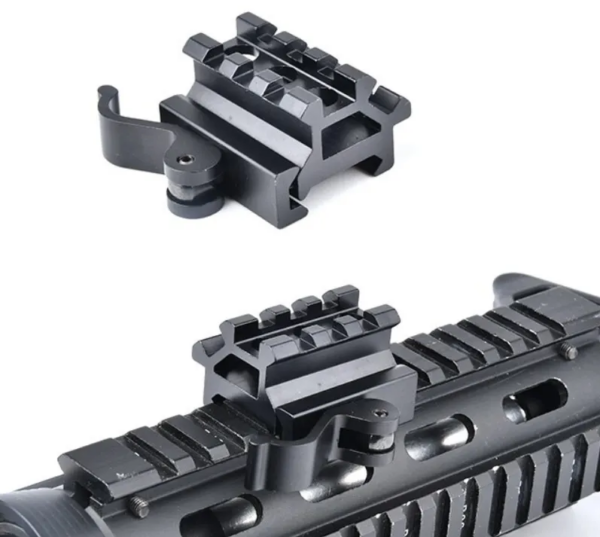 1_inch_rail_mount_riser_with_45_rail_quick_detachable_metal_3 Matel |1 Inch Rail Mount Riser with 45° Rail (Quick Detachable)
