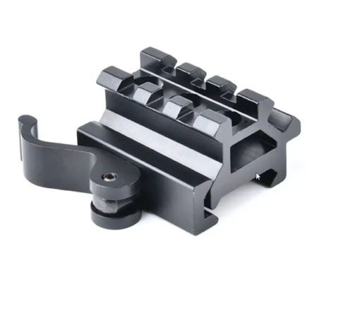 Matel |1 Inch Rail Mount Riser with 45° Rail (Quick Detachable)