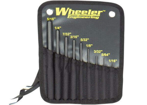 Doorslagset Wheeler Engineering Roll Pin Punch Set