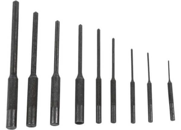 Doorslagset Wheeler Engineering Roll Pin Punch Set