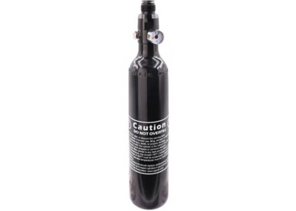 hpa_tank_dominator_13_3000_aluminium_0.2_liters_207_bar_with_pressure_gauge_2_ HPA Tank Dominator 13/3000 Aluminium 0.2 liter 207 bar met Manometer