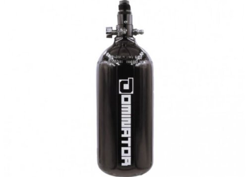 hpa_tank_dominator_48_3000_aluminium_0.8_liters_207_bar_with_pressure_gauge_1_ HPA Tank Dominator 48/3000 Aluminium 0.8 liter 207 bar met Manometer