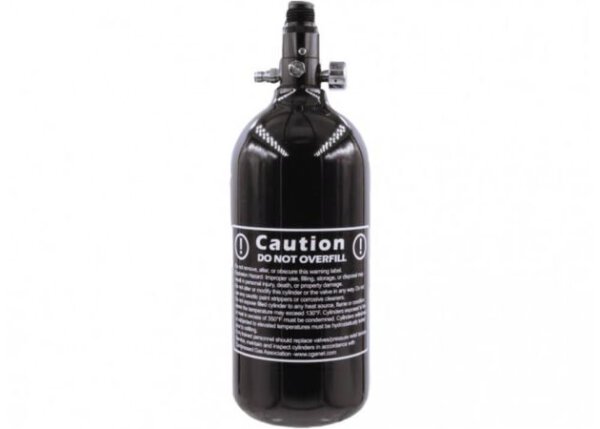 hpa_tank_dominator_48_3000_aluminium_0.8_liters_207_bar_with_pressure_gauge_2_ HPA Tank Dominator 48/3000 Aluminium 0.8 liter 207 bar met Manometer