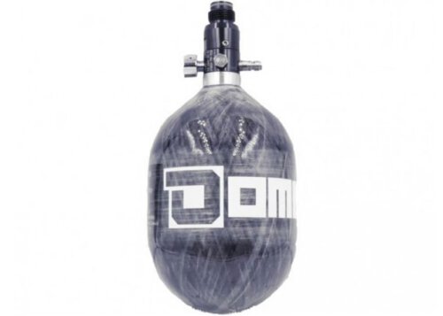 hpa_tank_dominator_48_4500_carbon_0.8_liters_310_bar_with_pressure_gauge_1_ HPA Tank Dominator 48/4500 Carbon 0.8 liter 310 bar met Manometer
