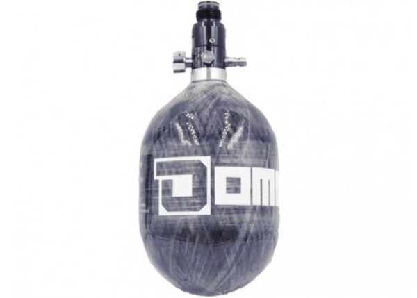 hpa_tank_dominator_48_4500_carbon_0.8_liters_310_bar_with_pressure_gauge_1_ HPA Tank Dominator 48/4500 Carbon 0.8 liter 310 bar met Manometer
