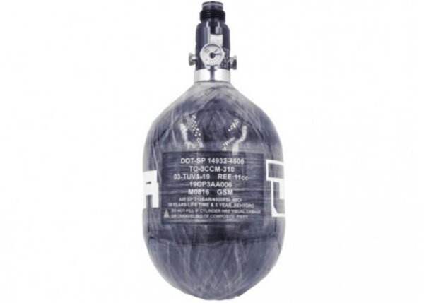 hpa_tank_dominator_48_4500_carbon_0.8_liters_310_bar_with_pressure_gauge_2_ HPA Tank Dominator 48/4500 Carbon 0.8 liter 310 bar met Manometer