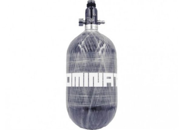 hpa_tank_dominator_68_4500_carbon_1_liter_310_bar_with_pressure_gauge_1_ HPA Tank Dominator 68/4500 Carbon 1 liter 310 bar met Manometer