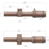 Vector Optics Forester 1-8x24 VFD-3 richtkijker - Coyote FDE