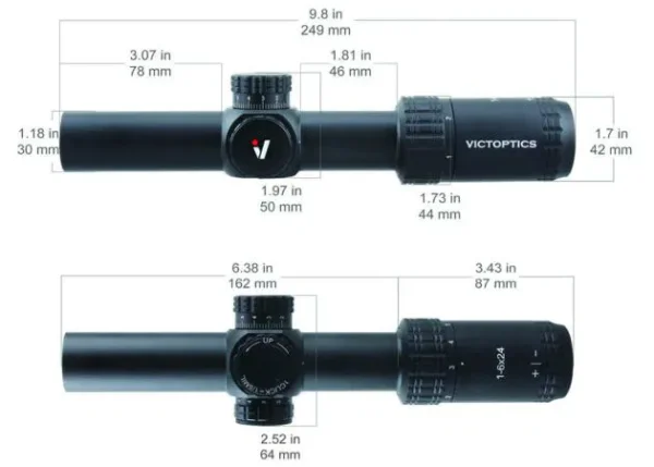 rifle_scope_victoptics_s6_1-6x24_black_10_ VictOptics S6 1-6x24 VI-CTSIX richtkijker - zwart